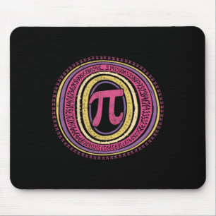 Boho Pi Day 3.14 Math Geek 1 Mouse Pad