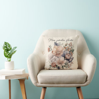 boho pillow my flower garden