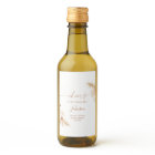 Boho Pink Bridal Shower Mini Champagne Label