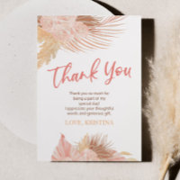 Boho Pink Floral Flowers Birthday Party