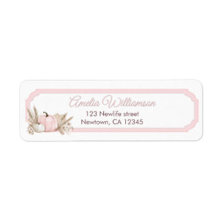 Boho Pink Pumpkin 1st Birthday
