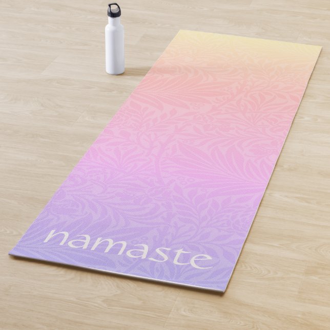 Boho Pink Rainbow Yoga Mat (In Situ)