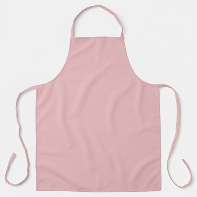 Boho Pink Solid Colour Apron (Front)