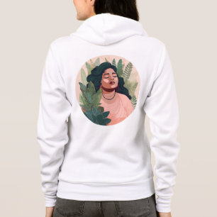 Boho Plant Lady Sweatshirt - Plus-Size Brown-Skin