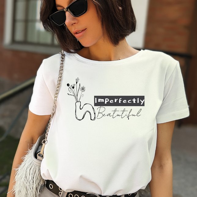 Boho Planter Imperfectly Beautiful Positive  T-Shirt (Creator Uploaded)