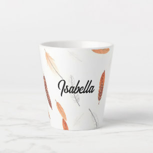 Boho Popular Feathers Luxury Collection Latte Mug