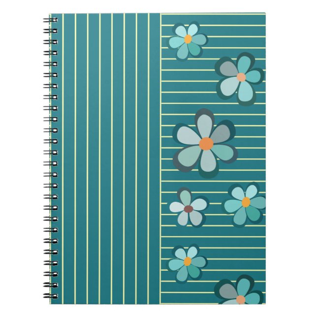 boho preppy style notebook (Front)