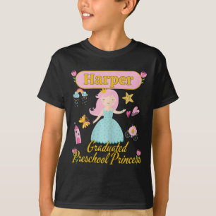 Boho Princess Harper 2026 Personalised Preschool G T-Shirt