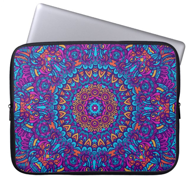Boho Print Laptop Sleeve (Front)