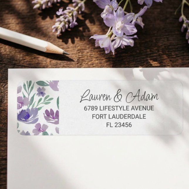 Boho Purple floral & Calligraphy Wedding (Creator Uploaded)