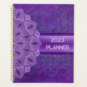 Boho Purple Mandala 2023 Planner