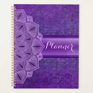 Boho Purple Mandala Large Planner