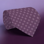 Boho Purple Mini Polka Dots Necktie<br><div class="desc">This eye-catching necktie features a vibrant purple hue adorned with charming mini polka dots, exuding a playful and stylish boho vibe. Perfect for adding a pop of color and personality to any outfit, this necktie is a versatile accessory that effortlessly elevates your look.</div>