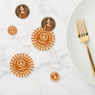 Boho Queen Of Hearts Birthday Party Photo Confetti