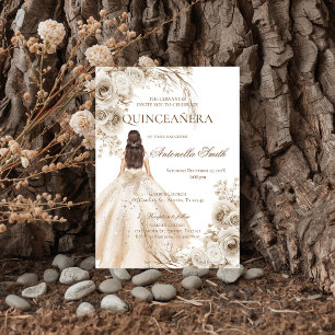 Boho Quinceanera Invitation