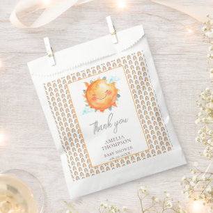 Boho Rainbow A Little Ray Of Sunshine Baby Shower Favour Bags