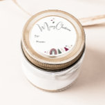 Boho Rainbow and Hearts Merry Christmas To From Classic Round Sticker<br><div class="desc">Celebrate the joy of the season with this boho rainbow and hearts Merry Christmas to from classic round sticker. The unique and chic editable script creates a touch of charm and individuality. Its simple design features colourful bohemian rainbows, hearts, and Christmas trees that evoke a whimsical winter ambiance. With a...</div>