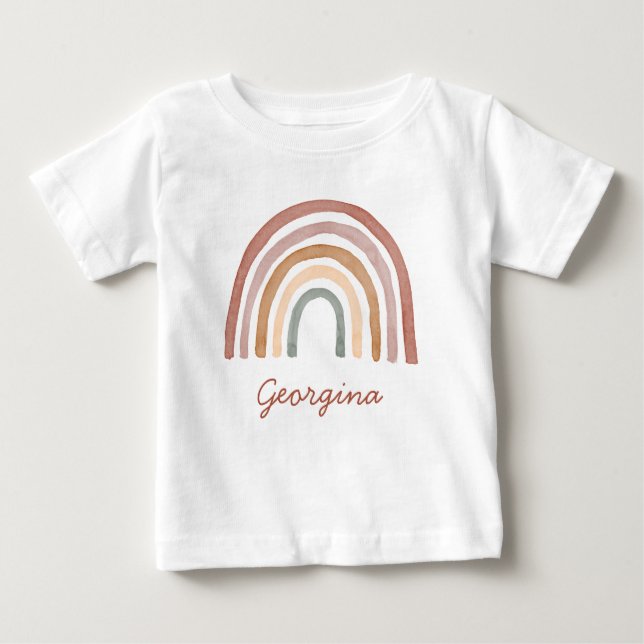 Boho Rainbow Baby T-Shirt (Front)