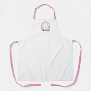 Boho Rainbow Custom Mama Est. Year Keepsake Apron