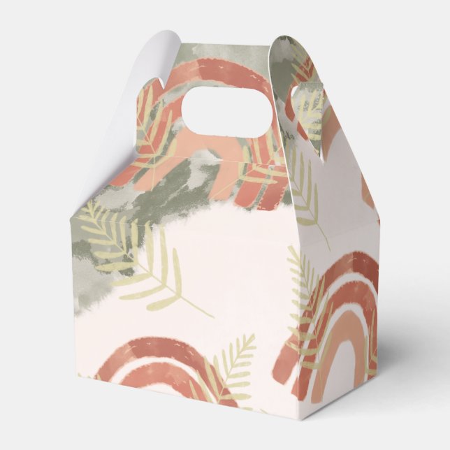 Boho Rainbow  Favour Box (Back Side)