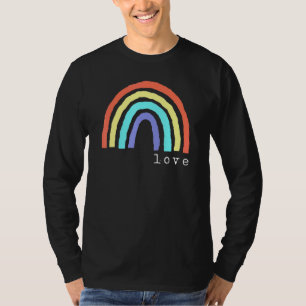 Boho Rainbow Love Letters Pride Lbgtqia 1 T-Shirt