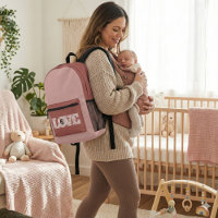 Boho Rainbow Love Photo Backpack