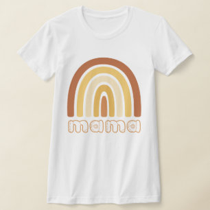 Boho Rainbow Mama T-Shirt