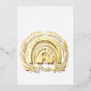 Boho Rainbow Mom – Earthy Tones Mother's Day Desig