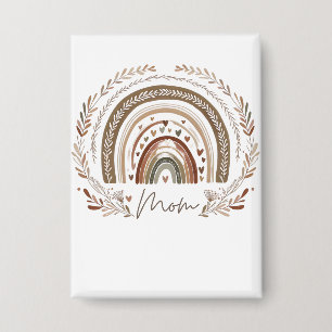 Boho Rainbow Mom – Earthy Tones Mother's Day Desig