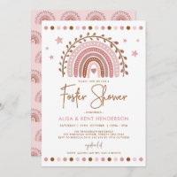 Boho Rainbow | Muted Pink Terracotta Foster Shower
