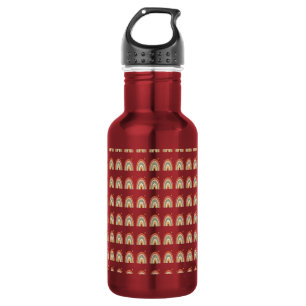 Boho Rainbow Pattern Neck Tie 532 Ml Water Bottle