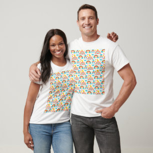 Boho Rainbow Pattern T-Shirt