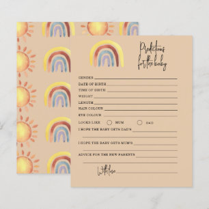Boho Rainbow predictions and advice game
