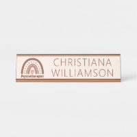 Boho Rainbow Psychotherapist Therapist