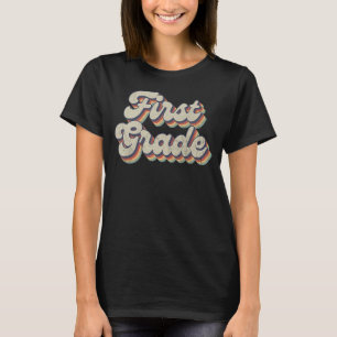 Boho Rainbow   Teaching First Grade Teacher T-Shirt
