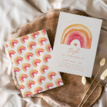 Boho Rainbow Terracotta Kids Birthday Party Invitation<br><div class="desc">Boho Rainbow Terracotta Kids Birthday Party Invitation . Click the edit/personalise button to customise this design.</div>