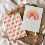 Boho Rainbow Terracotta Kids Birthday Party Invitation<br><div class="desc">Boho Rainbow Terracotta Kids Birthday Party Invitation . Click the edit/personalise button to customise this design.</div>