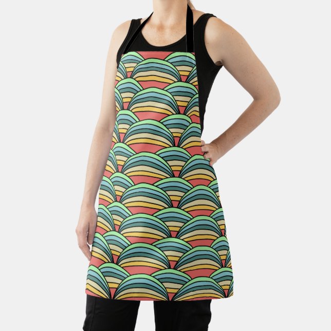Boho Rainbows  Apron (Insitu)