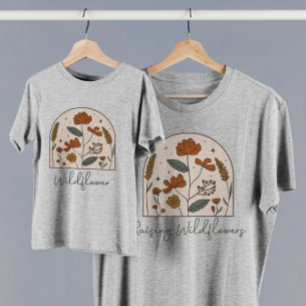 Boho Raising Wildflowers Mama T-Shirt