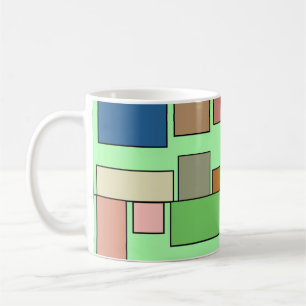 Boho Rectangles Coffee Mug
