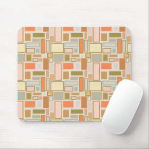 Boho Rectangles  Mouse Pad