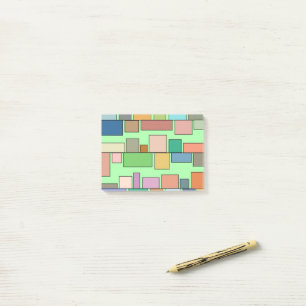 Boho Rectangles Post-it Notes