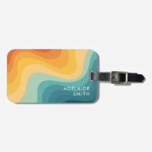 Boho Retro Classic Colour Wave Minimalist