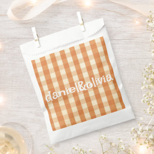 Boho Retro Groovy Colourful Wavy Wedding Favour Bags