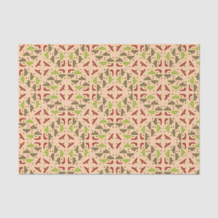 Boho Retro Modern Graphic Tissue Paper