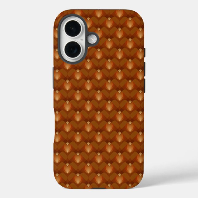 Boho Retro Pattern in 70s Style Case-Mate iPhone Case (Back)