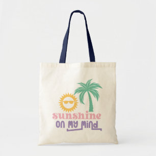 Boho Retro Summer Quote  Tote Bag