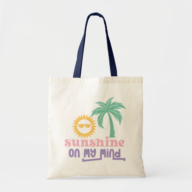  Boho Retro Summer Quote  Tote Bag (Front)