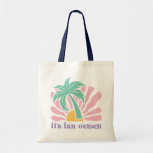Boho Retro Summer Quote Tote Bag