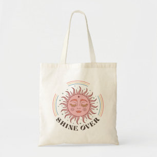 Boho Retro Sun Shine Tote Bag